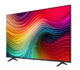 LG 65NANO81T3A, 65" 4K HDR Smart Nano Cell TV, 3840x2160, DVB-T2/C/S2, AI Alpha 5 Gen7, HDR 10 PRO, webOS 24, ThinQ AI, WiFi, Clear Voice, AI Upscaling, Bluetooth, Hdmi, CI, LAN, AirPlay2, SPDIF, 2 Pole stand, Silver