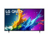 LG 65QNED80T3A, 65" 4K QNED HDR Smart TV, 3840x2160, DVB-T2/C/S2, Alpha 5 AI 4K Gen7, HDR 10 PRO, webOS 24 ThinQ, 4K Upscaling, WiFi 5, Voice Controll, Bluetooth 5.1, AirPlay 2, LAN, CI, HDMI, SPDIF, 2 pole Stand , Silver