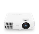 BenQ LH550 DLP, FHD 1080P, 2600 ANSI lumens 1.1X, HDMIx2, USB-A, SmartEco; T/R: 1.49-1.64, Contrast Ratio (FOFO) 15,000:1, Display Color 30-bit (1.07 billion colors) Light Source LED, Audio out x1, 10W speaker, Light Source Life ECO 30000 hrs, White