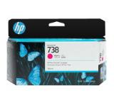 HP 738 130-ml Magenta DesignJet Ink Cartridge