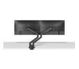 Neomounts Next Slim Desk Mount, double display (topfix clamp & grommet)