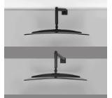 Neomounts Next Core Desk Mount 1 Ultra Wide Curved screen (topfix clamp & grommet)