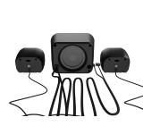 Natec Speakers Pug 11w rms 2.1, Black