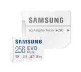 Samsung 256GB micro SD Card EVO Plus with Adapter, UHS-I interface, Read Speed up to 160MB/s