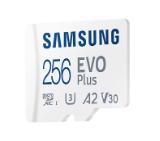 Samsung 256GB micro SD Card EVO Plus with Adapter, UHS-I interface, Read Speed up to 160MB/s