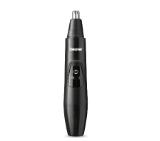 Beurer MN2X Precision trimmer, Incl. 3 attachments for trimming and shaping eyebrows, nose and ear hairs, High-quality stainless steel attachments, (IPX4), Battery-powered, Incl. protective cap, cleaning brush and storage bag