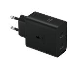 Samsung Power Adapter Duo network charger 2x USB-C 50W - black