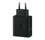 Samsung Power Adapter Duo network charger 2x USB-C 50W - black