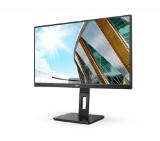 AOC 27P2Q, 27" IPS WLED, 1920x1080@75Hz, 4ms GtG, 300cd m/2, 1000:1, 50M:1 DCR, Adaptive Sync, FlickerFree, Low Blue Light, 2Wx2, Tilt, Height Adjust, Pivot, Swivel, D-SUB, DVI, HDMI, DP, USB hub