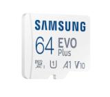 Samsung 64GB micro SD Card EVO Plus with Adapter, Class10, Transfer Speed up to 160MB/s