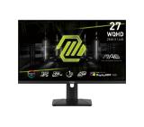 MSI MAG 274QRF QD E2, 27", Rapid IPS, 1ms, 180Hz, Flat, WQHD 2560x1440, Quantum Dot technology, DisplayHDR 400, Mystic Light, APP, 300 nits, 2500:1, 100M:1,1x DP(1.4a), 2x HDMI (2.0b), 1x Type-C (DP alt.) wPD 65W charging, Heigh Adj. 130mm, Tilt, Vesa 75