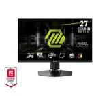 MSI MAG 274UPF E2, 27", Rapid IPS, 160Hz, 0.5ms, UHD 3840x2160, Flat, HDR 400, AI Vision, FreeSync, PIP, PBP, VRR, ALLM, CEC, 400 nits, 1000:1, 100M:1, 1x DP(1.4a), 2x HDMI (2.1), 1x Type-C (DP alt. PD 15W), Adj.Stand 130mm, Tilt, Swivel, Pivot, VESA