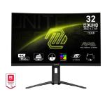 MSI MAG 321CUP, 31.5", VA, 160Hz, 1ms, UHD 3840x2160, Curved, FreeSync Premium, HDR 400, AI VISION, Console Mode, VRR, ALLM, CEC, PIP, PBP, 350 nits, 3000:1, 100M;1, DP (1.4a), 2x HDMI (2.1), 1x Type-C (DP alt. PD 15W), Adj.Stand 130mm, Tilt, VESA