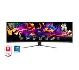 MSI MPG 491CQP QD-OLED, 49", 144Hz, 0.03ms, DQHD 5120x1440, 32:9, Oled Care 2.0, Fanless Design with Graphene, ClearMR 8000, HDR True Black 400, AI VISION, KVM, PBP, PIP, 250 nits, 1500000:1, DP (1.4a), 2x HDMI (2.1), Type-C (DP alt. PD 90W), USB HUB