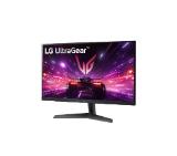 LG 24GN60F-B, UltraGear, 23.8" IPS, AG, 1ms GtG, 180Hz, 1000:1, 300cd/m2, Full HD 1920x1080, NVIDIA G-SYNC, Radeon FreeSync, HDR 10, sRGB 99%, HDMI, DisplayPort, Reader Mode, Headphone out, Tilt, Black