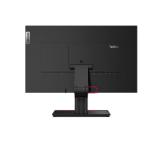 Lenovo ThinkVision T24t-20 23.8" Multi-touch, IPS, 1920x1080, AG, 16:9, 60Hz, 1000:1, 4ms, HDMI, DP, USB-C, Tilt, Height Adjust Stand, 3Y