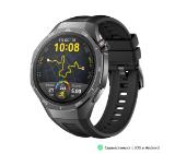 Huawei Watch GT5 Pro Vili-B29F, 1.43", Amoled, 466x466, PPI 326, BT5.2, BLE/BR/EDR, 524mAh, 40-meter free diving, HUAWEI TruSense System, ECG analysis, Battery life up to 14 days, Compatible with iOS and Android devices, Black Fluoroelastomer