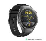 Huawei Watch GT5 Pro Vili-B29F, 1.43", Amoled, 466x466, PPI 326, BT5.2, BLE/BR/EDR, 524mAh, 40-meter free diving, HUAWEI TruSense System, ECG analysis, Battery life up to 14 days, Compatible with iOS and Android devices, Black Fluoroelastomer