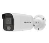 HikVision 2 MP ColorVu Fixed Mini Bullet Network Camera, 2.8 mm, 24/7 colorful imaging, White light up to 40m, Built-in microphone, H.265+, IP67, micro SD/SDHC/SDXC (256GB), 12Vdc, 0.5 A/PoE 7.5W