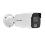 HikVision 2 MP ColorVu Fixed Mini Bullet Network Camera, 2.8 mm, 24/7 colorful imaging, White light up to 40m, Built-in microphone, H.265+, IP67, micro SD/SDHC/SDXC (256GB), 12Vdc, 0.5 A/PoE 7.5W