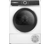 Bosch WQH245B4BY, SER6 Tumble dryer with heat pump 9kg  A+++/C / B cond., 63dB, SelfCleaning condenser, drain set, interior light, HC, Touch DirectSelect display, silver-blackgrey door