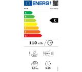 Bosch WQH245B6BY, SER6 Tumble dryer with heat pump 9kg  A+++/C / B cond., 61dB, SelfCleaning condenser, drain set, interior light, HC, Touch DirectSelect display, black-blackgrey door