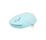 Natec Mouse Stork Wireless 1600DPI Optical, Blue+Natec Mouse Pad Photo Italy 220 x 180 mm