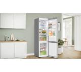 Bosch KGN397LDF, SER4, FS fridge-freezer NoFrost, D, 203/60/66cm, 363l(260+103), 35dB(B), IC, VitaFresh XXL, 0° drawer, Glossy Backwall with Multi Airflow, 2 cooling systems, Intelligent Inverter Technology, Inox-look, display