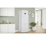 Bosch KGN497WDF, SER4, FS fridge-freezer NoFrost, D, 203/70/67cm, 440l(311+127), 35dB(B), IC, VitaFresh XXL, 0° drawer, Glossy Backwall with Multi Airflow, 2 cooling systems, Intelligent Inverter Technology, White, display