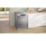 Bosch SMS6ZCI10E, SER6, Free-standing dishwasher, B, Zeolith, 9,0l, 14ps, 6p/5o, 40dB(B), Silence 39dB, 3rd drawer, inox, HC