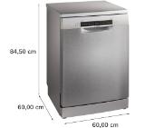 Bosch SMS6ZCI10E, SER6, Free-standing dishwasher, B, Zeolith, 9,0l, 14ps, 6p/5o, 40dB(B), Silence 39dB, 3rd drawer, inox, HC