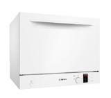 Bosch SKS2ITW00E, SER2, Compact dishwasher, E, Polinox, 8l, 6ps, 6p/2o, 49dB(C), white, display, Auto program, SpeedPerfect, Start delay