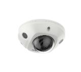 HikVision 2 MP AcuSense Fixed Mini Dome Network Camera, 2.8 mm, IR up to 30m, EXIR, 120 dB WDR, 3D DNR, H.265+, IP67, IK08, Built-in microphone, Built-in memory card slot up to 256 GB, 12Vdc/PoE 6.5W