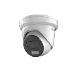 HikVision 2 MP ColorVu Fixed Turret Network Camera, 2.8 mm, 24/7 colorful imaging, White LED light up to 30m, 120 dB WDR, 3D DNR, H.265+, IP67, Built-in microphone, Built-in memory card slot up to 512 GB, 12Vdc/PoE 7W