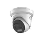 HikVision 2 MP AcuSense Fixed Turret Network Camera with Strobe Light and Audible Warning, 2.8 mm, IR up to 30m, 120 dB WDR, 3D DNR, H.265+, IP67, Built-in microphone and speaker, Built-in memory card slot up to 256 GB, 12Vdc/PoE 9.5W