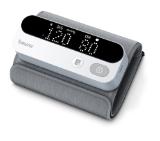 Beurer BM 59, blood pressure monitor w/o cable; bluetooth, no hoses, no cables, cuff (22-42 cm), XL display, 1 x 240 memory spaces, risk indicator, arrhythmia detection, rechargeable battery, "beurer HealthManager Pro" app