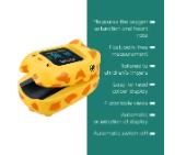 Beurer PO 13 KIDS Pulse Oximeter, Measurement of arterial oxygen saturation (SpO2) and heart rate (pulse), Adapted to suit children's fingers, Measurement within 8 seconds, Colour display with 4 available views, Medical device