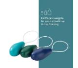 Beurer PT 20 Pelvic Floor training Aids; Can improve, remedy or prevent bladder weakness; 3 identically sized tampon-shaped cones of different weights /28, 52 & 71g/; Incl. exercises with training instructions