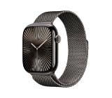 Apple Watch S10 Cellular 46mm Slate Titanium Case with Slate Milanese Loop - S/M