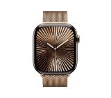 Apple Watch S10 Cellular 46mm Gold Titanium Case with Gold Milanese Loop - S/M