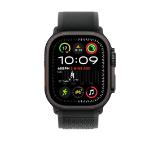 Apple Watch Ultra2 v2 Cellular 49mm Black Titanium Case with Black Trail Loop - S/M