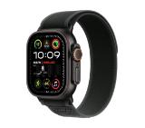 Apple Watch Ultra2 v2 Cellular 49mm Black Titanium Case with Black Trail Loop - S/M