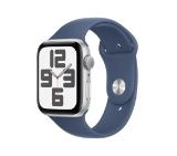 Apple Watch SE2 v3 GPS 40mm Silver Alu Case with Denim Sport Band - S/M