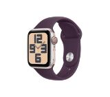 Apple Watch 40mm Sport Band: Plum Sport Band - S/M (Seasonal)