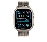 Apple Watch 49mm Milanese Loop: Natural Titanium Milanese Loop - Medium