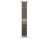 Apple Watch 49mm Milanese Loop: Natural Titanium Milanese Loop - Large