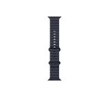 Apple Watch 49mm Band: Navy Ocean Band - Black Titanium Finish