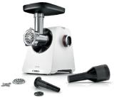 Bosch MFWS420W, Meat mincer - MultiPower 1900 W, Planetary gearbox, 2,5 kg/min, kebbe attachment, sausage attachment, reverse function, White