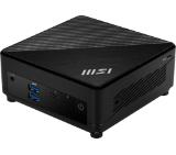 MSI CUBI 5 12M-005EU, i3-1215U (6C/8T, up to 4.40 GHz, 10 MB), 8GB DDR4 (3200MHz up to 64GB), 256GB SSD M.2 NVMe PCIe Gen4 x4, WiFi 6, BT, 2x RJ45, 4x USB 3.2 Gen 2 Type A, Thunderbolt 4, Black, 0.66 Liter, 0.55 kg, 2YR, VESA 100 and 75, Windows 11 Home