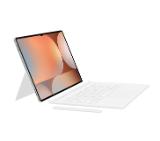 Samsung Tab S10 Ultra/S9 Ultra Book Cover Keyboard Slim White